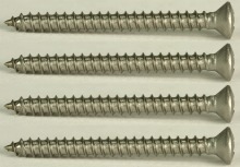 Neck Screw, Set of 4, Chrome