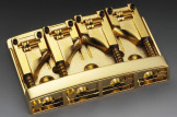 Schaller 463, 4 String Bass Bridge, Gold