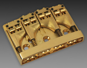 Schaller 471, 8 String Bass Bridge, Gold