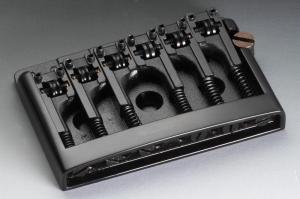 Schaller 475, 6 String Flat Mount Bridge, Black