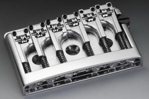 Schaller 475, 6 String Flat Mount Bridge, Chrome