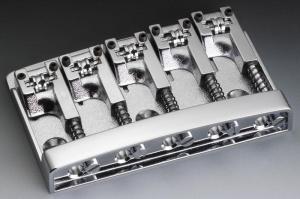 Schaller 496, 5 String Bass Bridge, Chrome