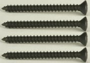 Neck Screw, Set of 4, Black