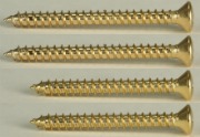 Neck Screw, Set of 2+2 for Contoured Heel, Gold