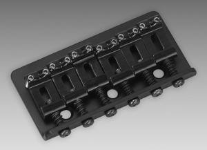 Strat&reg; Flat Mount Bridge, Humbucker Spacing, Black