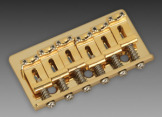 Strat� Flat Mount Bridge, Humbucker Spacing, Gold