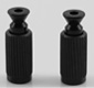 Floyd Rose Studs, Pair, Black