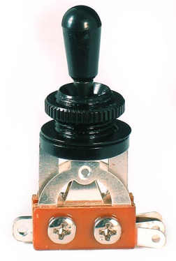 LP Toggle Switch, Straight, Black