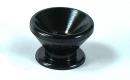 Standard Strap Buttons, Pair, Black