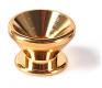 Standard Strap Buttons, Pair, Gold