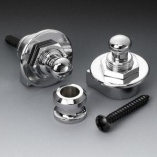 Schaller Strap Locks, Pair, Chrome