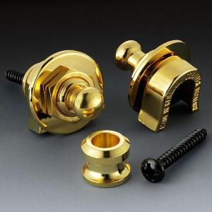 Schaller Strap Locks, Pair, Gold