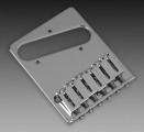 Gotoh Standard Tele Bridge, Chrome