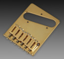 Gotoh Standard Tele Bridge, Left Hand, Gold