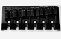 Takeuchi TG6 6 String Bass Bridge, 16.5mm Pitch, Black