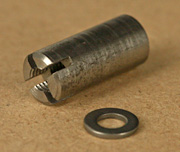 Truss Rod Nut, Double Slot, 3/8