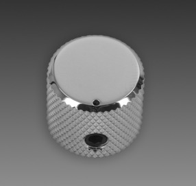 Upper Concentric Pot Knob, Chrome