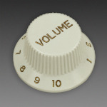 Strat� Volume Knob, White