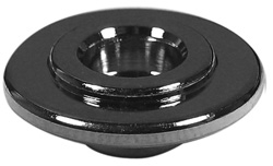 Vintage Round Retainer for Bass, Black