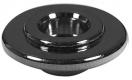 Vintage Round Retainer for Bass, Black