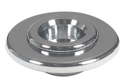 Vintage Round Retainer for Bass, Chrome