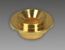 Vintage Round Retainer for Guitar, Gold