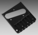 Vintage Tele® 6 Saddle Bridge, Black
