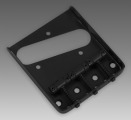 Vintage Tele® 3 Saddle Bridge, Black