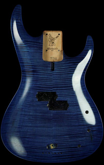 Dinky P Flame Maple Blue Dy body