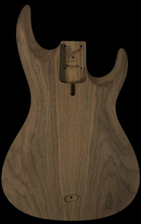 Walnut Dinky P Carved body