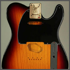 Black-Red-Yellow Burst Vintage Tele Body