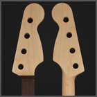J Bass Neck with Graphite Stiffening Rods