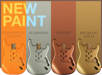 New Metallic and Solid Finishes
