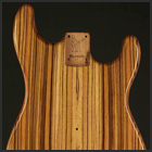Zebrawood Strat Body