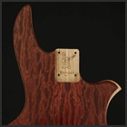 Swamp Ash Z Bass with a Bubinga top