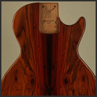 Cocobolo LP Bass body