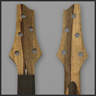 Black Korina Gecko Neck