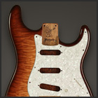 Quilt Maple Strat Body with Tobacco Burst