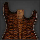 Strat replacement body with a Copperhead finish