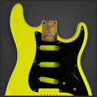Strat replacement body with a Neon Chartreuse finish