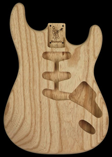 One Piece Swamp Ash Strat Replacement Body