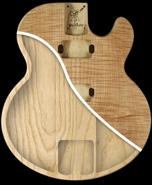 Cut away to show chambers