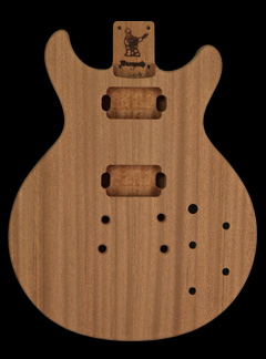 Mahogany Flat Top LPS body