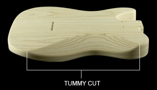 Telecaster® Tummy Cut