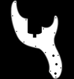 72 P Bass Pickguard