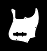 Deluxe 5 J Bass Pickguard