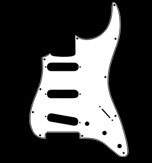 Reverse Strat Pickguard