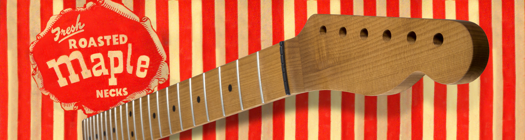Roasted Maple Guitar Necks