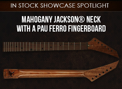 Mahogany Jackson replacement neck with a Pau Ferro fingerboard