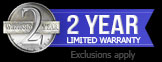 2 Year Warranty